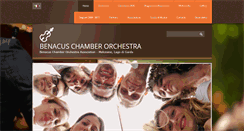 Desktop Screenshot of benacuschamberorchestra.com